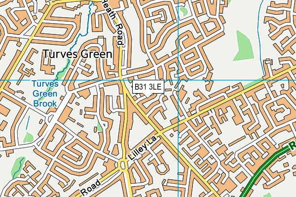 B31 3LE map - OS VectorMap District (Ordnance Survey)