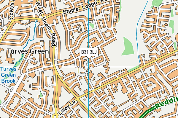B31 3LJ map - OS VectorMap District (Ordnance Survey)