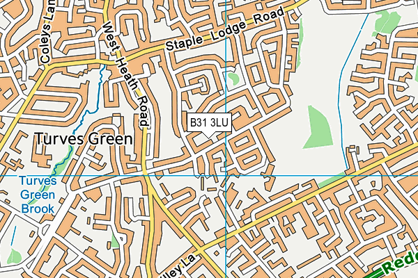 B31 3LU map - OS VectorMap District (Ordnance Survey)