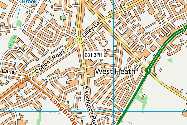 B31 3PH map - OS VectorMap District (Ordnance Survey)