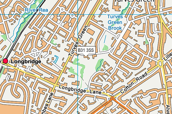 B31 3SS map - OS VectorMap District (Ordnance Survey)