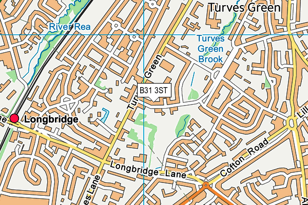 B31 3ST map - OS VectorMap District (Ordnance Survey)