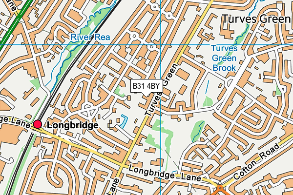 B31 4BY map - OS VectorMap District (Ordnance Survey)