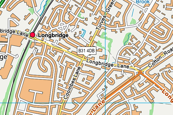 B31 4DB map - OS VectorMap District (Ordnance Survey)