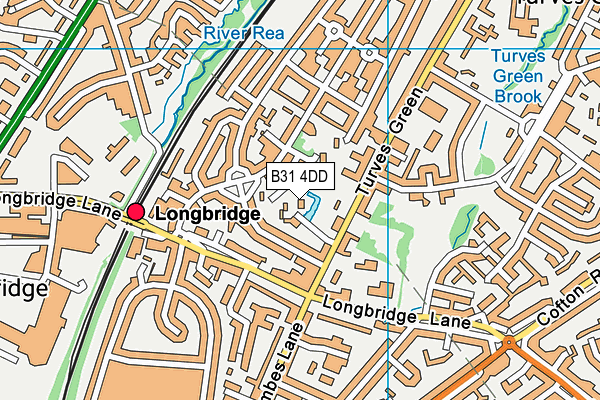 B31 4DD map - OS VectorMap District (Ordnance Survey)