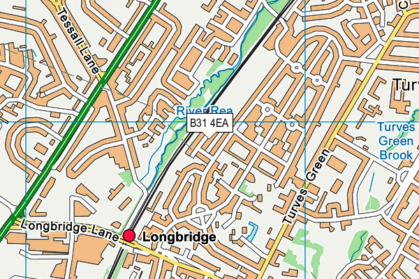 B31 4EA map - OS VectorMap District (Ordnance Survey)