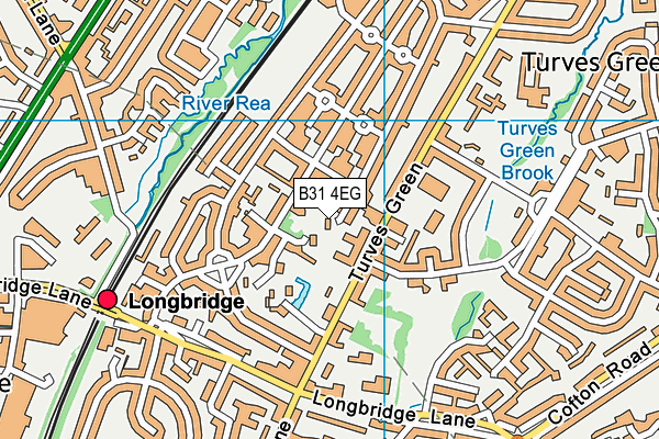 B31 4EG map - OS VectorMap District (Ordnance Survey)