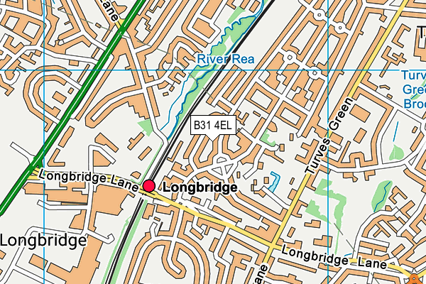 B31 4EL map - OS VectorMap District (Ordnance Survey)