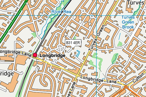 B31 4ER map - OS VectorMap District (Ordnance Survey)