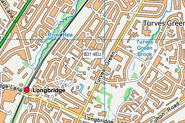 B31 4EU map - OS VectorMap District (Ordnance Survey)