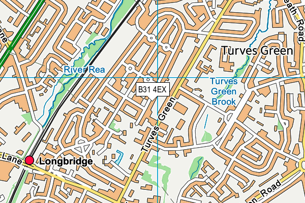 B31 4EX map - OS VectorMap District (Ordnance Survey)