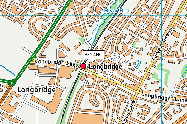 B31 4HG map - OS VectorMap District (Ordnance Survey)