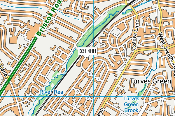 B31 4HH map - OS VectorMap District (Ordnance Survey)