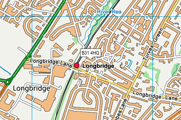 B31 4HQ map - OS VectorMap District (Ordnance Survey)