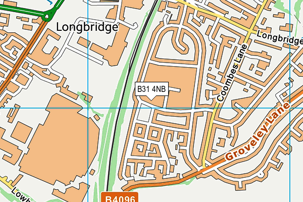 B31 4NB map - OS VectorMap District (Ordnance Survey)