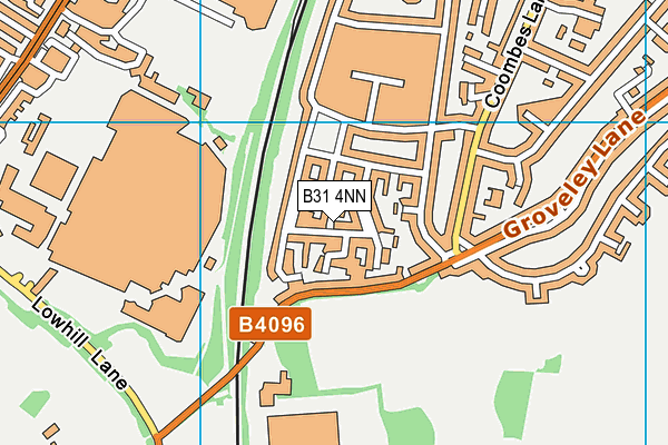 B31 4NN map - OS VectorMap District (Ordnance Survey)