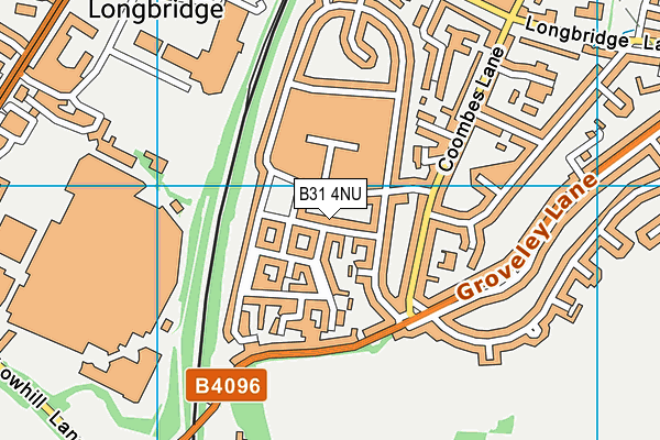 B31 4NU map - OS VectorMap District (Ordnance Survey)