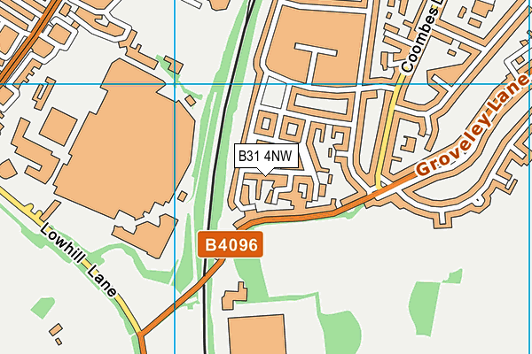 B31 4NW map - OS VectorMap District (Ordnance Survey)