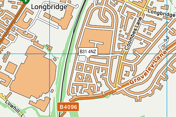 B31 4NZ map - OS VectorMap District (Ordnance Survey)