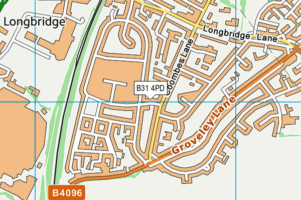 B31 4PD map - OS VectorMap District (Ordnance Survey)