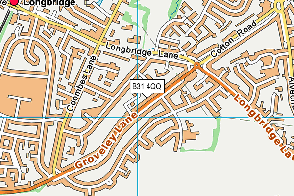 B31 4QQ map - OS VectorMap District (Ordnance Survey)