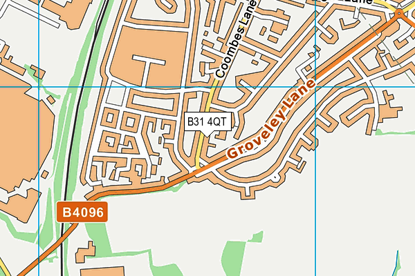 B31 4QT map - OS VectorMap District (Ordnance Survey)
