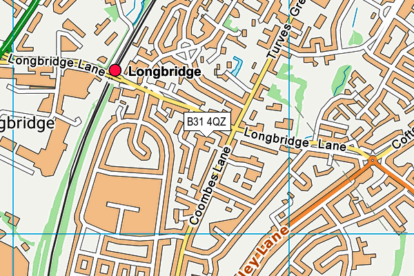 B31 4QZ map - OS VectorMap District (Ordnance Survey)