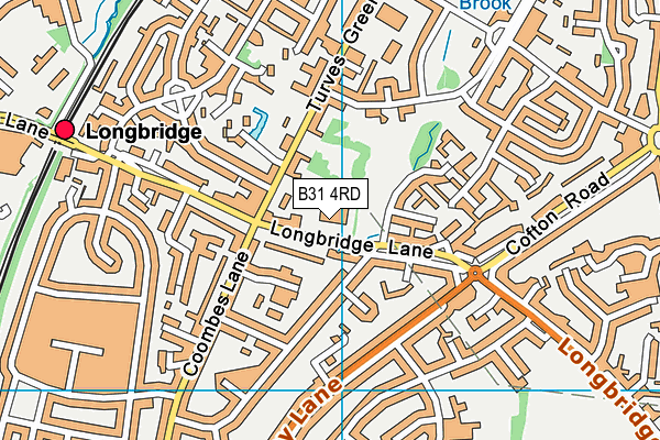 Albert Bradbeer Primary Academy map (B31 4RD) - OS VectorMap District (Ordnance Survey)