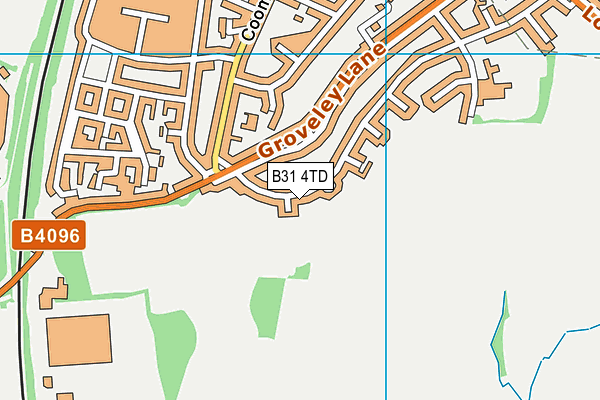 B31 4TD map - OS VectorMap District (Ordnance Survey)