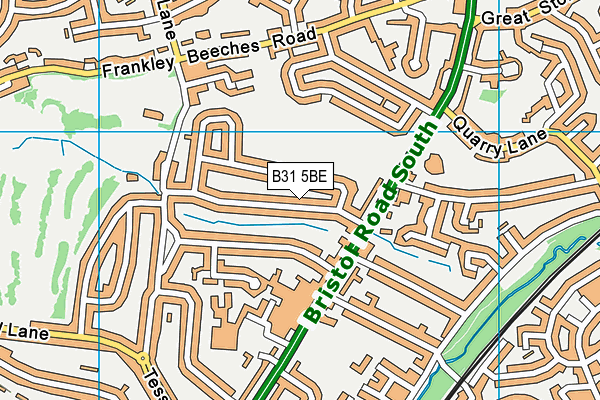 B31 5BE map - OS VectorMap District (Ordnance Survey)