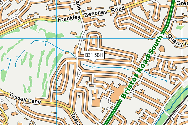 B31 5BH map - OS VectorMap District (Ordnance Survey)