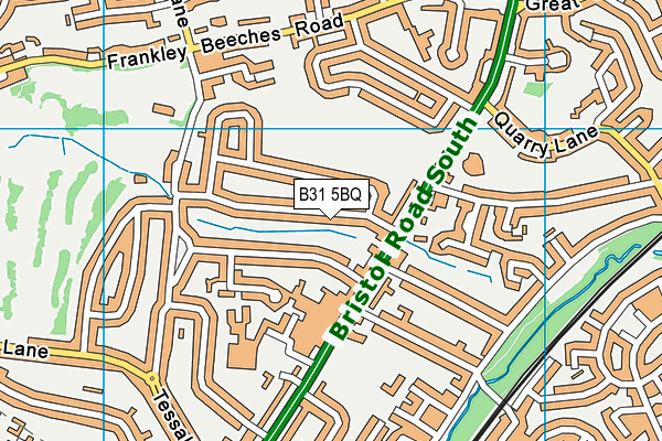 B31 5BQ map - OS VectorMap District (Ordnance Survey)