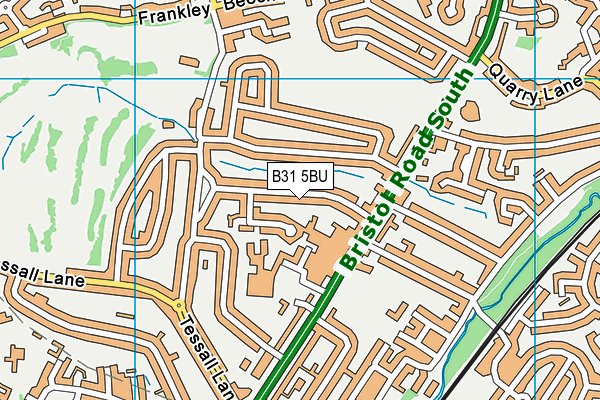 B31 5BU map - OS VectorMap District (Ordnance Survey)