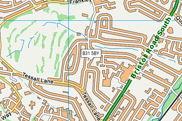 B31 5BY map - OS VectorMap District (Ordnance Survey)