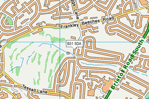 B31 5DA map - OS VectorMap District (Ordnance Survey)