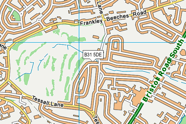 B31 5DE map - OS VectorMap District (Ordnance Survey)