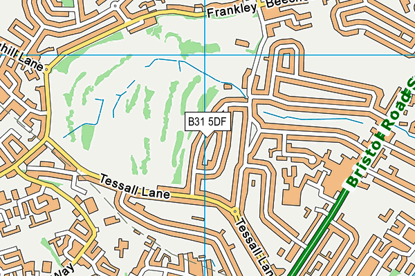 B31 5DF map - OS VectorMap District (Ordnance Survey)