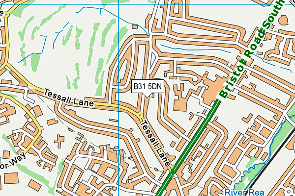 B31 5DN map - OS VectorMap District (Ordnance Survey)