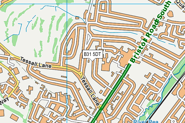 B31 5DT map - OS VectorMap District (Ordnance Survey)