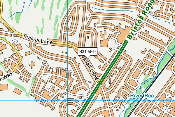 B31 5ED map - OS VectorMap District (Ordnance Survey)