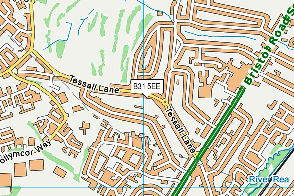 B31 5EE map - OS VectorMap District (Ordnance Survey)