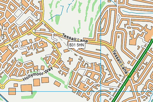 B31 5HN map - OS VectorMap District (Ordnance Survey)