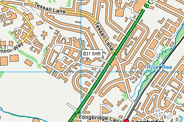 B31 5HR map - OS VectorMap District (Ordnance Survey)