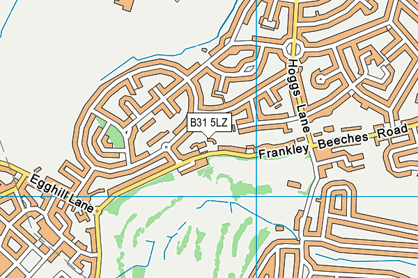 B31 5LZ map - OS VectorMap District (Ordnance Survey)