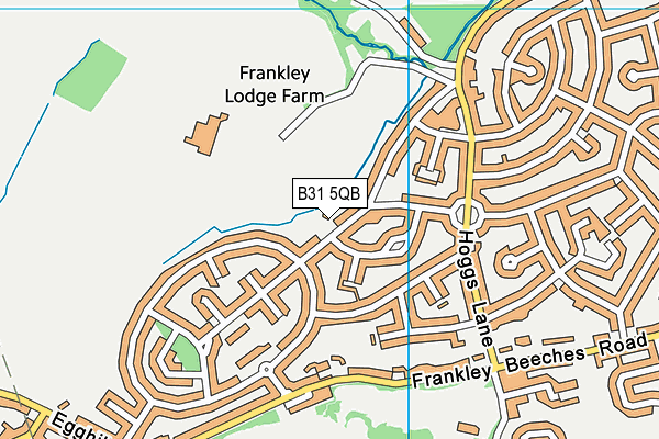 B31 5QB map - OS VectorMap District (Ordnance Survey)