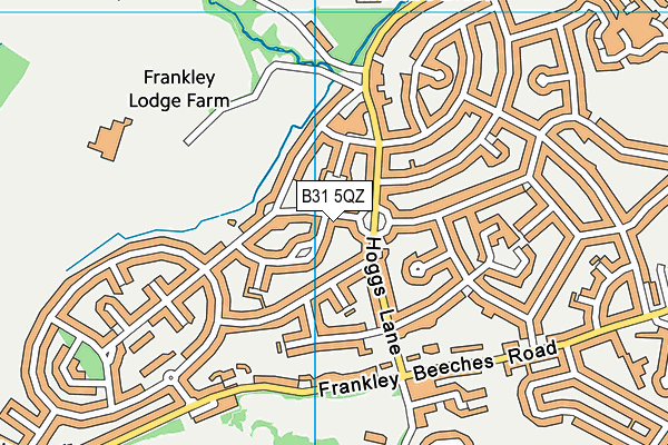 B31 5QZ map - OS VectorMap District (Ordnance Survey)