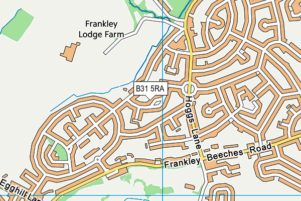 B31 5RA map - OS VectorMap District (Ordnance Survey)