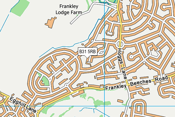 B31 5RB map - OS VectorMap District (Ordnance Survey)