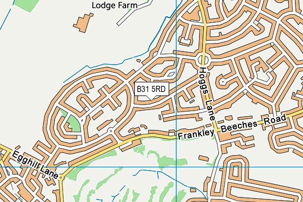 B31 5RD map - OS VectorMap District (Ordnance Survey)