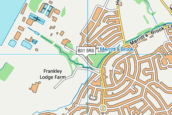 B31 5RS map - OS VectorMap District (Ordnance Survey)